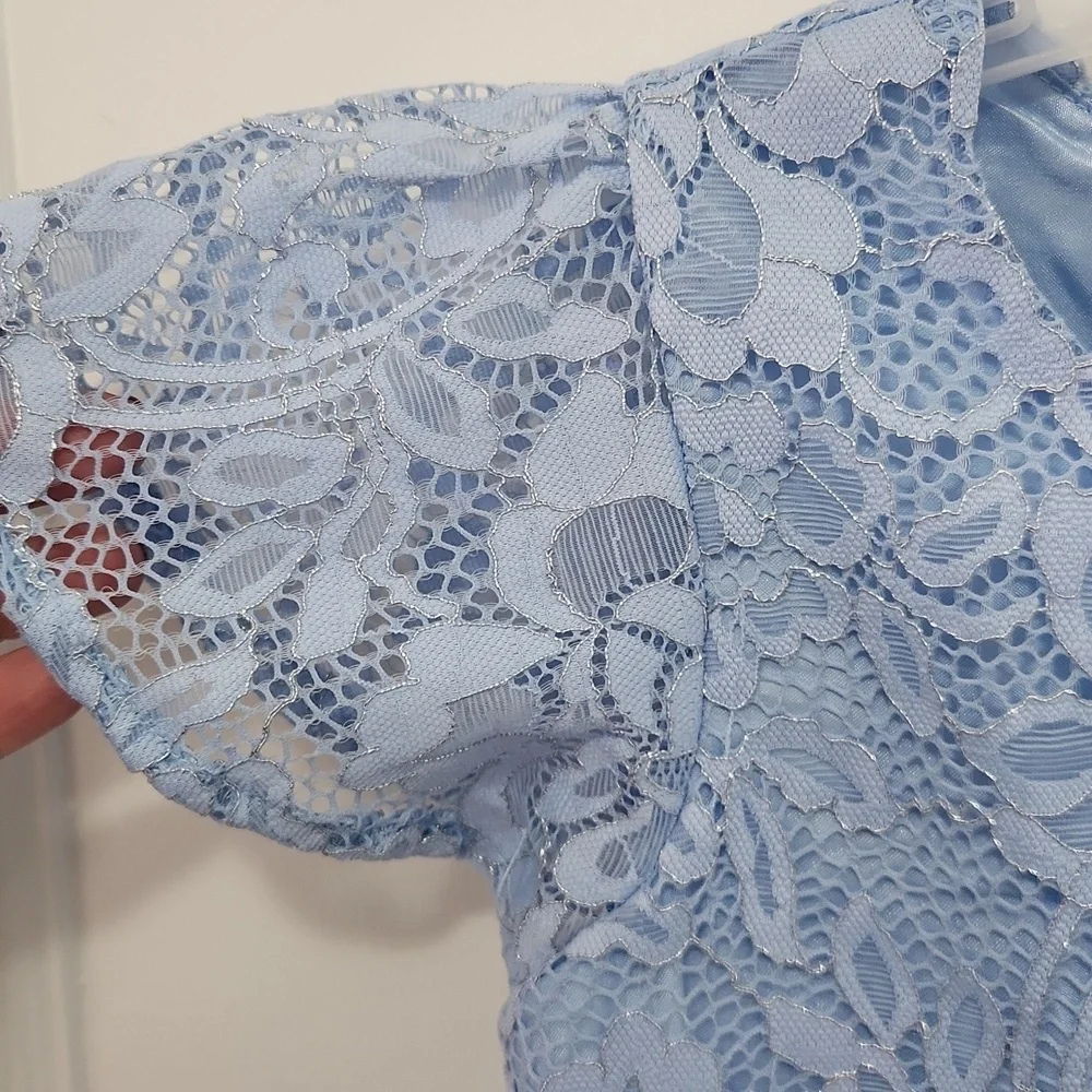 NWT The Children's Place Lace Shortsleeve Tiered Dress Size 5/6